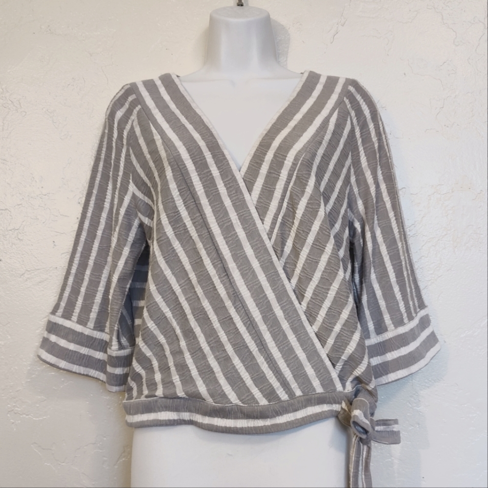 Lucky Brand wrap knit top